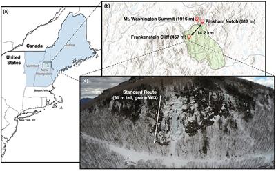 The implications of warmer winters for ice climbing: A case study of the Mount Washington Valley, New Hampshire, USA